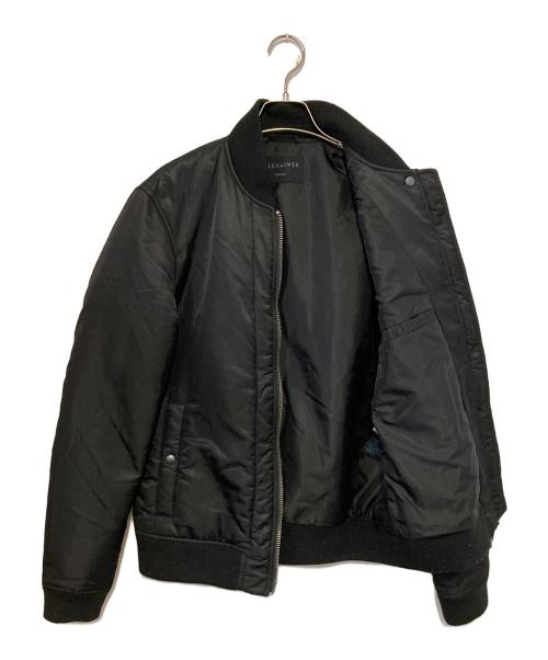 ALL SAINTS（オールセインツ）ALL SAINTS (オールセインツ) Bellevue Bomber Jacket/ベルビューボンバージャケット ブラック サイズ:Sの古着・服飾アイテム