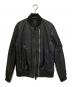 ALL SAINTS（オールセインツ）の古着「Bellevue Bomber Jacket/ベルビューボンバージャケット」｜ブラック