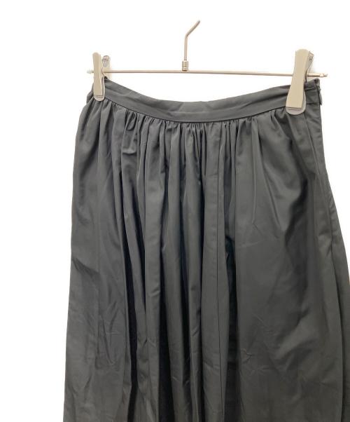 FLORENT（フローレント）FLORENT (フローレント) タフタロングスカート ブラック サイズ:SIZE 34の古着・服飾アイテム