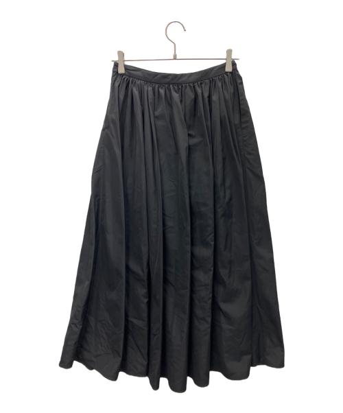 FLORENT（フローレント）FLORENT (フローレント) タフタロングスカート ブラック サイズ:SIZE 34の古着・服飾アイテム