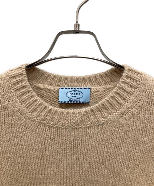PRADA（プラダ）PRADA (プラダ) アルパカニット ベージュ サイズ:42の古着・服飾アイテム