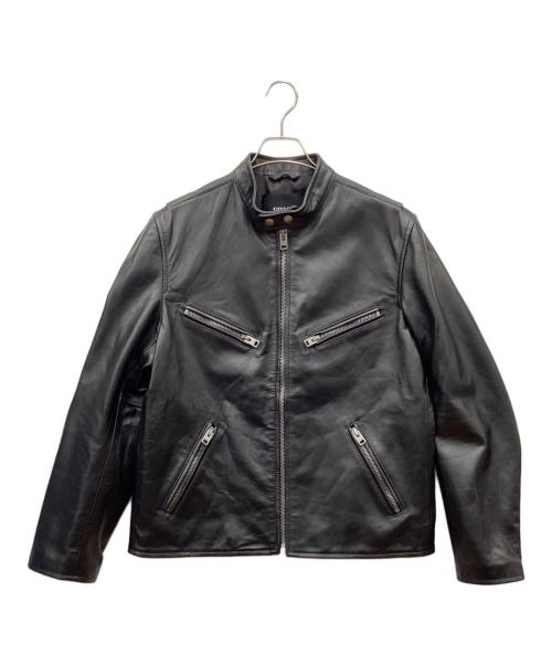 COACH（コーチ）COACH (コーチ) レザージャケット ブラック サイズ:Mの古着・服飾アイテム