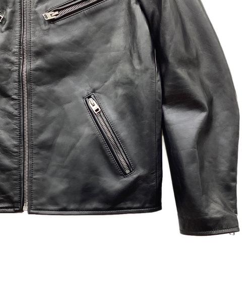COACH（コーチ）COACH (コーチ) レザージャケット ブラック サイズ:Mの古着・服飾アイテム