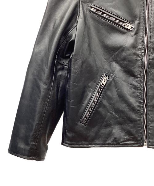 COACH（コーチ）COACH (コーチ) レザージャケット ブラック サイズ:Mの古着・服飾アイテム