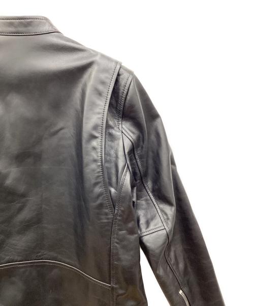 COACH（コーチ）COACH (コーチ) レザージャケット ブラック サイズ:Mの古着・服飾アイテム