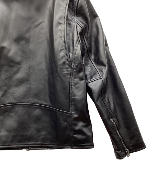 COACH（コーチ）COACH (コーチ) レザージャケット ブラック サイズ:Mの古着・服飾アイテム