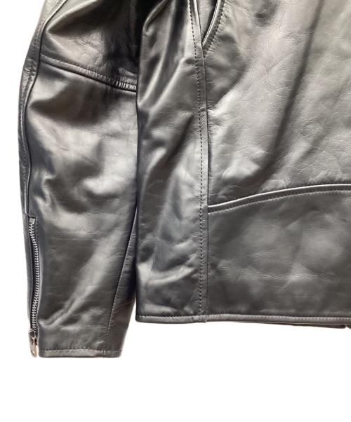 COACH（コーチ）COACH (コーチ) レザージャケット ブラック サイズ:Mの古着・服飾アイテム