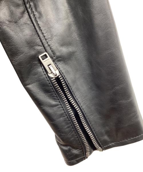 COACH（コーチ）COACH (コーチ) レザージャケット ブラック サイズ:Mの古着・服飾アイテム