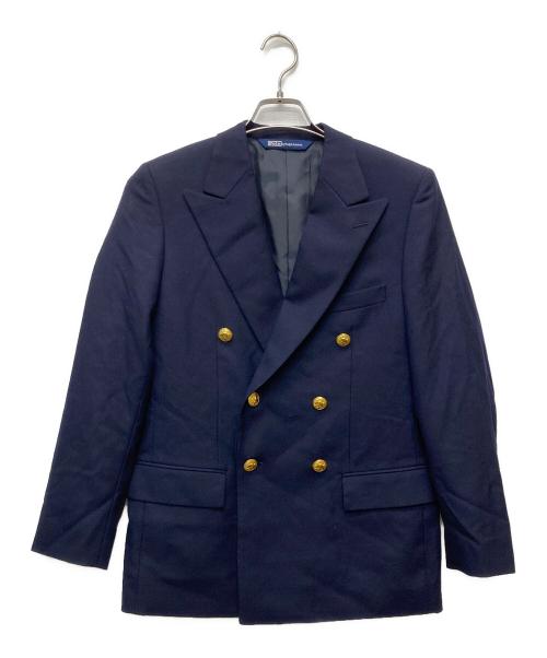 POLO RALPH LAUREN（ポロ・ラルフローレン）POLO RALPH LAUREN (ポロ・ラルフローレン) ダブル金釦ブレザー ネイビー サイズ:160の古着・服飾アイテム