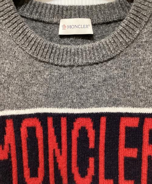 MONCLER（モンクレール）MONCLER (モンクレール) MAGLIONE TRICOT グレー サイズ:Mの古着・服飾アイテム