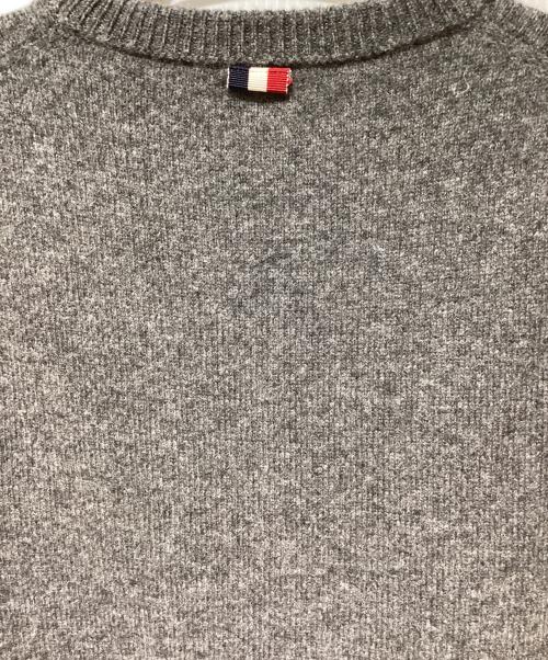 MONCLER（モンクレール）MONCLER (モンクレール) MAGLIONE TRICOT グレー サイズ:Mの古着・服飾アイテム