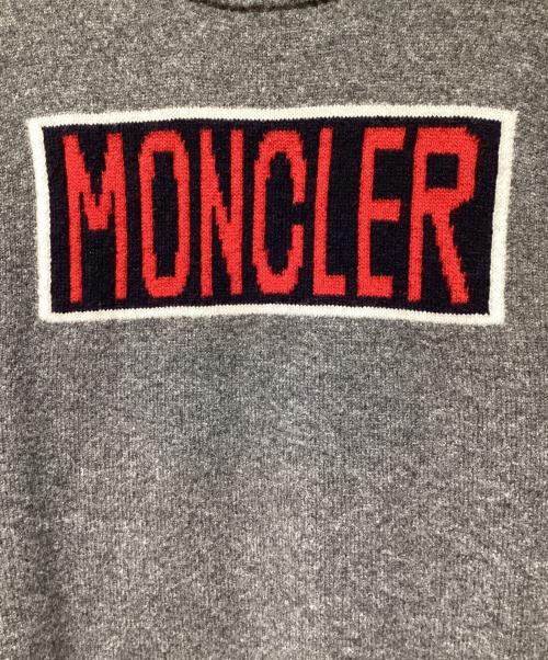 MONCLER（モンクレール）MONCLER (モンクレール) MAGLIONE TRICOT グレー サイズ:Mの古着・服飾アイテム