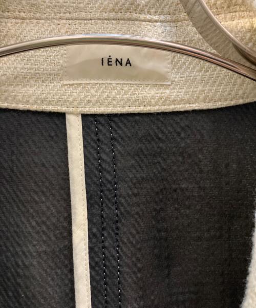 IENA（イエナ）IENA (イエナ) ＆NAVY ボンディングオーバーラップコート ベージュ サイズ:38の古着・服飾アイテム