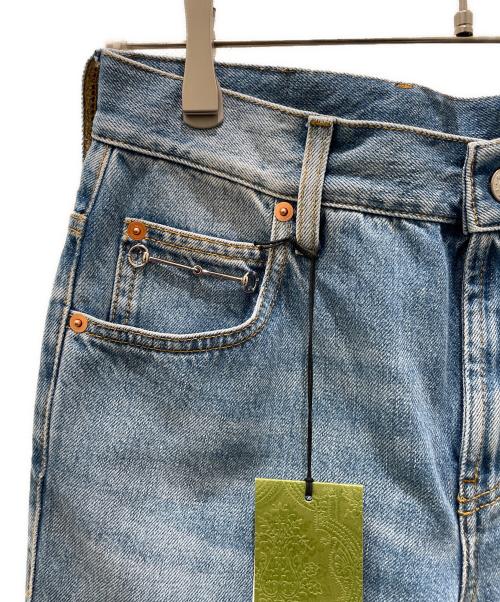 GUCCI（グッチ）GUCCI (グッチ) ホースビットデニムパンツ インディゴ サイズ:25の古着・服飾アイテム