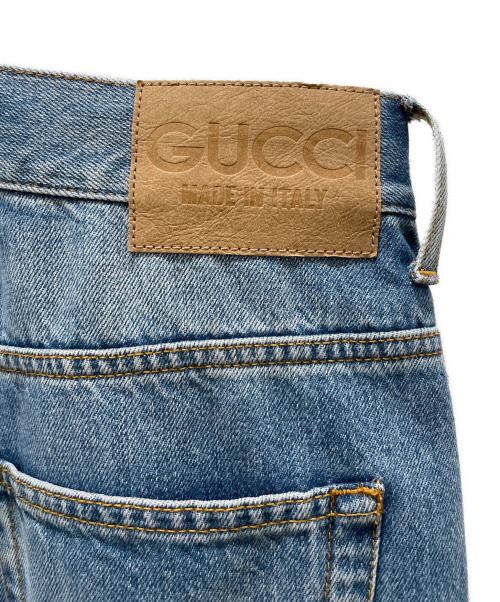 GUCCI（グッチ）GUCCI (グッチ) ホースビットデニムパンツ インディゴ サイズ:25の古着・服飾アイテム