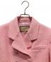 中古・古着 GUCCI (グッチ) 24SS スパンコール クロップド ツイードジャケット ピンク サイズ:40：60000円