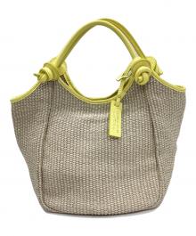 MARCO MASI（マルコマージ）の古着「MARCO MASI　カゴバッグ」｜イエロー