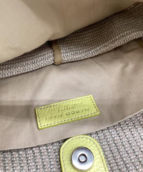 MARCO MASI（マルコマージ）MARCO MASI (マルコマージ) MARCO MASI　カゴバッグ イエローの古着・服飾アイテム