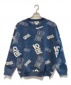 TENBOXテンボックス）の古着「OG Logo Jacquard Sweater」｜ネイビー