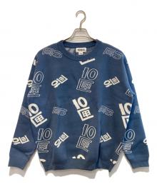 TENBOX（テンボックス）の古着「OG Logo Jacquard Sweater」｜ネイビー