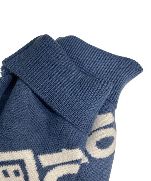 TENBOX（テンボックス）TENBOX (テンボックス) OG Logo Jacquard Sweater/ロゴジャガードニット ネイビー サイズ:L 未使用品の古着・服飾アイテム