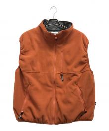 TENBOX（テンボックス）の古着「Fleece/Nylon Reversible Vest」｜ブラック