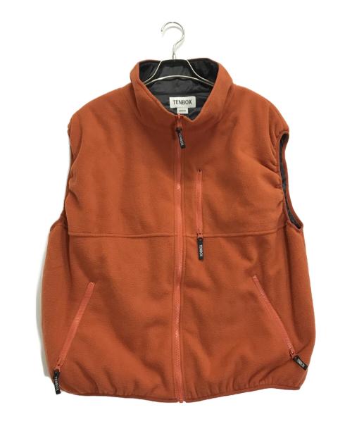 TENBOX（テンボックス）TENBOX (テンボックス) Fleece/Nylon Reversible Vest ブラック サイズ:L 未使用品の古着・服飾アイテム