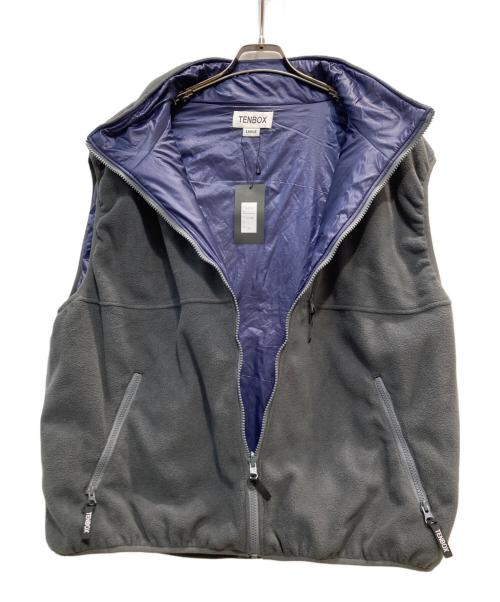 TENBOX（テンボックス）TENBOX (テンボックス) Fleece/Nylon Reversible Vest ネイビー サイズ:SIZE Ｌの古着・服飾アイテム