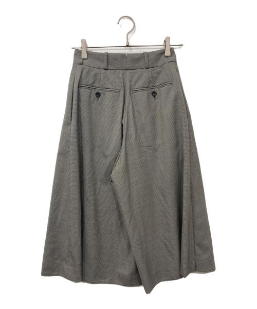 MARGARET HOWELL（マーガレットハウエル）MARGARET HOWELL (マーガレットハウエル) FINE WOOL POPLIN キュロット ラップスカート グレー サイズ:１の古着・服飾アイテム