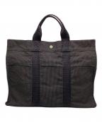 HERMESエルメス）の古着「トートバッグ　エールラインMM」｜グレー