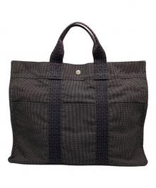 HERMES（エルメス）の古着「トートバッグ　エールラインMM」｜グレー