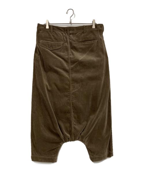 COMME des GARCONS HOMME PLUS（コムデギャルソンオムプリュス）COMME des GARCONS HOMME PLUS (コムデギャルソンオムプリュス) コーデュロイサルエルパンツ ブラウン サイズ:Sの古着・服飾アイテム