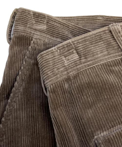COMME des GARCONS HOMME PLUS（コムデギャルソンオムプリュス）COMME des GARCONS HOMME PLUS (コムデギャルソンオムプリュス) コーデュロイサルエルパンツ ブラウン サイズ:Sの古着・服飾アイテム