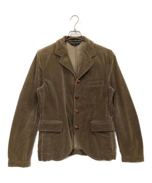COMME des GARCONS HOMME PLUS（コムデギャルソンオムプリュス）COMME des GARCONS HOMME PLUS (コムデギャルソンオムプリュス) コーデュロイジャケット ブラウン サイズ:Sの古着・服飾アイテム