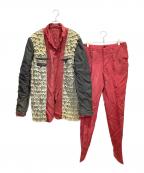 COMME des GARCONS HOMME PLUSコムデギャルソンオムプリュス）の古着「1999SS Secret Treasure セットアップ」｜レッド