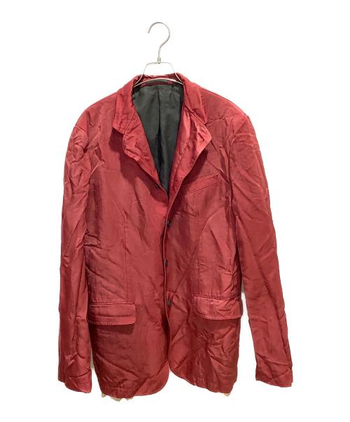 COMME des GARCONS HOMME PLUS（コムデギャルソンオムプリュス）COMME des GARCONS HOMME PLUS (コムデギャルソンオムプリュス) 1999SS Secret Treasure セットアップ  レッド サイズ:Sの古着・服飾アイテム