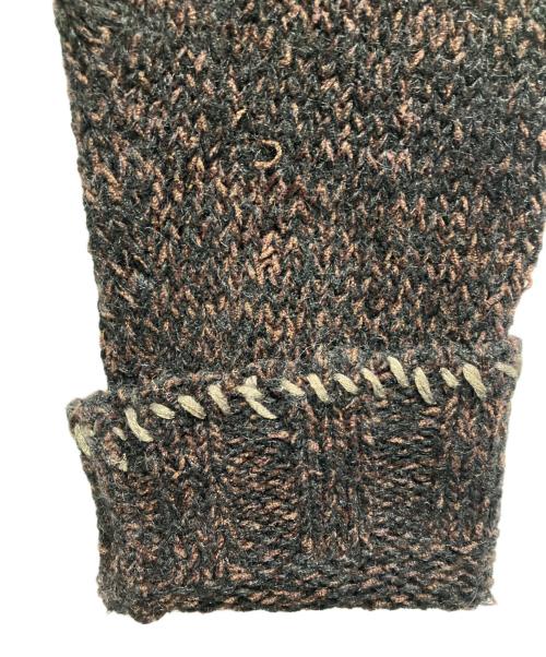 Y's for men（ワイズフォーメン）Y's for men (ワイズフォーメン) デザインニット ブラウン サイズ:3の古着・服飾アイテム