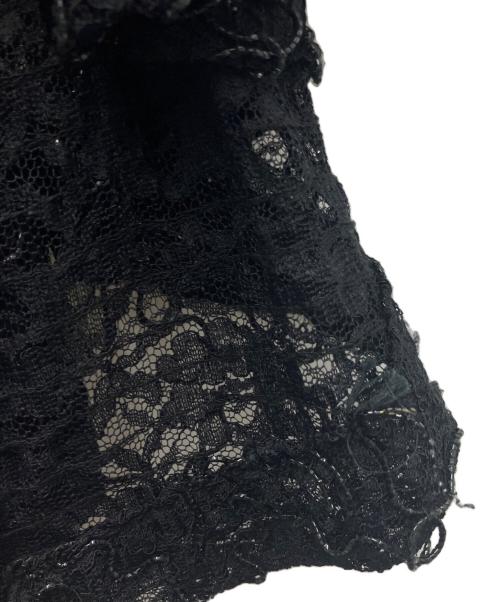 COMME des GARCONS（コムデギャルソン）COMME des GARCONS (コムデギャルソン) スパンコールレーステーラードジャケット ブラック サイズ:Sの古着・服飾アイテム