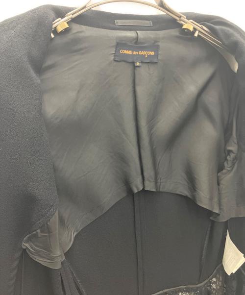 COMME des GARCONS（コムデギャルソン）COMME des GARCONS (コムデギャルソン) スパンコールレーステーラードジャケット ブラック サイズ:Sの古着・服飾アイテム