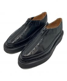 COMME des GARCONS HOMME PLUS×GEORGE COX（コムデギャルソンオムプリュス×ジョージコックス）の古着「ZIP SLIP-ON CREEPER」｜ブラック