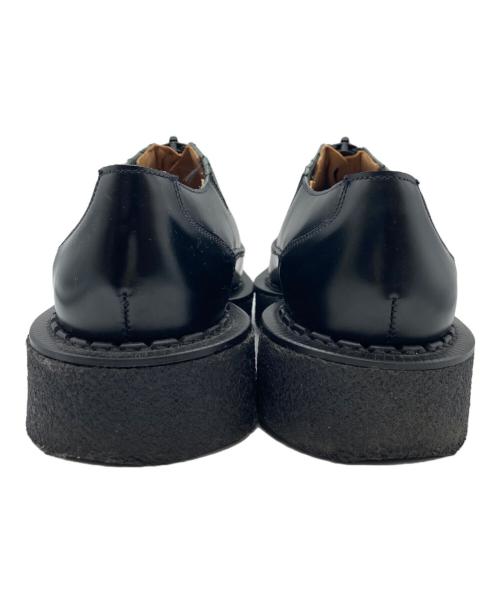 COMME des GARCONS HOMME PLUS（コムデギャルソンオムプリュス）COMME des GARCONS HOMME PLUS (コムデギャルソンオムプリュス) GEORGE COX (ジョージコックス) ZIP SLIP-ON CREEPER ブラック サイズ:6の古着・服飾アイテム