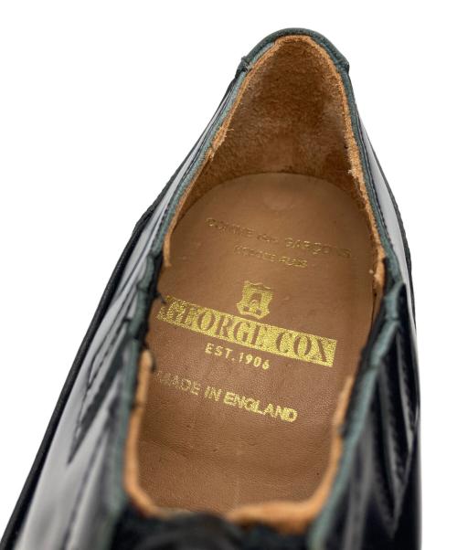 COMME des GARCONS HOMME PLUS（コムデギャルソンオムプリュス）COMME des GARCONS HOMME PLUS (コムデギャルソンオムプリュス) GEORGE COX (ジョージコックス) ZIP SLIP-ON CREEPER ブラック サイズ:6の古着・服飾アイテム