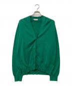 JOHN SMEDLEYジョンスメドレー）の古着「コットンカーディガン」｜グリーン