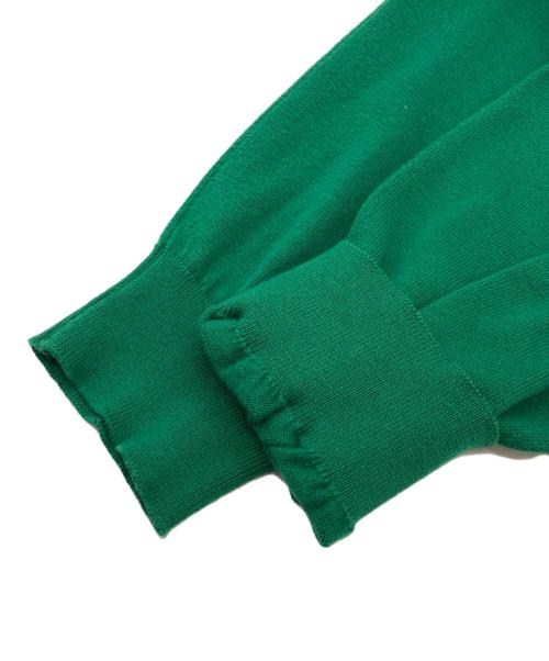 JOHN SMEDLEY（ジョンスメドレー）JOHN SMEDLEY (ジョンスメドレー) コットンカーディガン グリーン サイズ:Mの古着・服飾アイテム