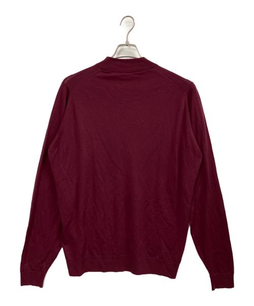 JOHN SMEDLEY（ジョンスメドレー）JOHN SMEDLEY (ジョンスメドレー) モックネックニット ボルドー サイズ:XLの古着・服飾アイテム