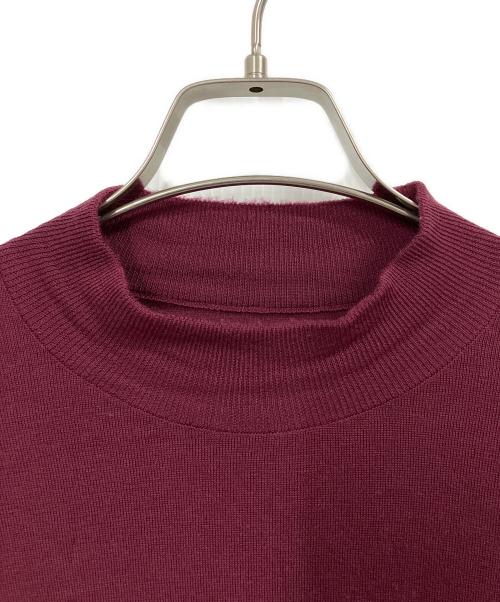 JOHN SMEDLEY（ジョンスメドレー）JOHN SMEDLEY (ジョンスメドレー) モックネックニット ボルドー サイズ:XLの古着・服飾アイテム
