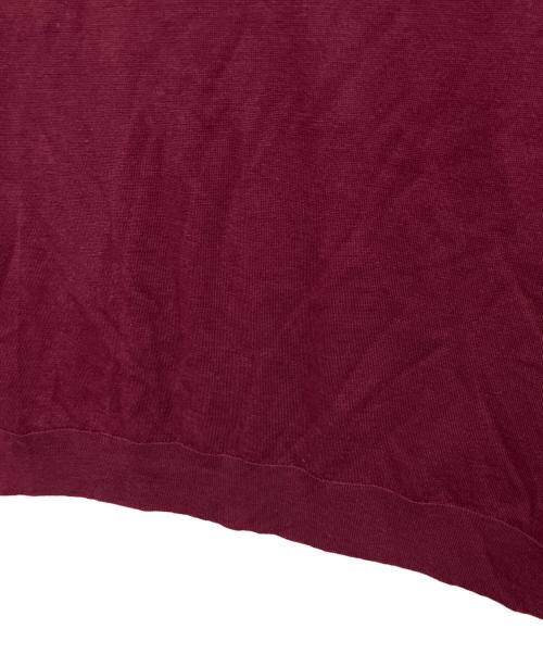 JOHN SMEDLEY（ジョンスメドレー）JOHN SMEDLEY (ジョンスメドレー) モックネックニット ボルドー サイズ:XLの古着・服飾アイテム