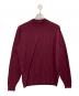 JOHN SMEDLEY（ジョンスメドレー）の古着「モックネックニット」｜ボルドー