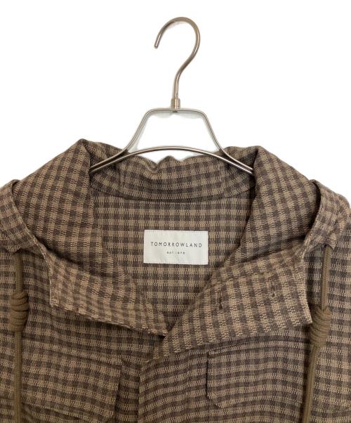 TOMORROW LAND（トゥモローランド）TOMORROW LAND (トゥモローランド) コットンウール マウンテンパーカー ブラウン サイズ:Mの古着・服飾アイテム