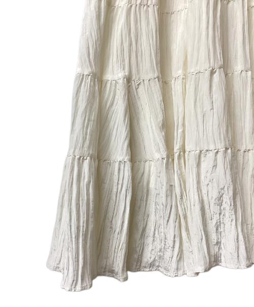 CADUNE（カデュネ）CADUNE (カデュネ) ティアードスカート ベージュ サイズ:38の古着・服飾アイテム